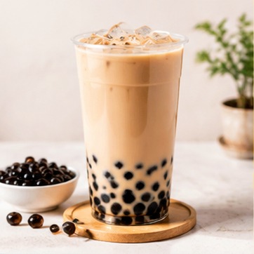 珍珠奶茶成品示意