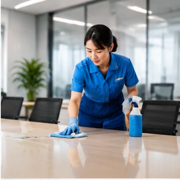 定点保洁示意