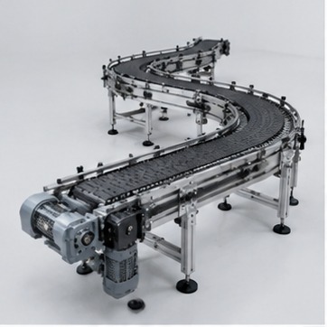 Flexible chain conveyor overview illustration