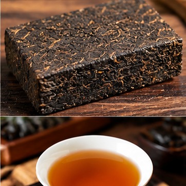 茯砖茶茶砖示意