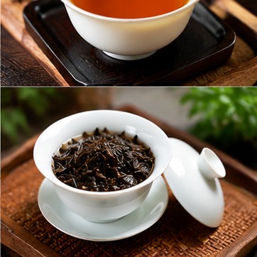 千两茶冲泡示意